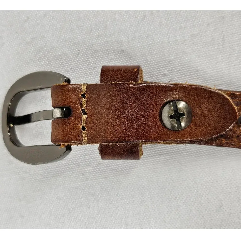 POLO SPORT WOMEN'S BROWN BELT, 40